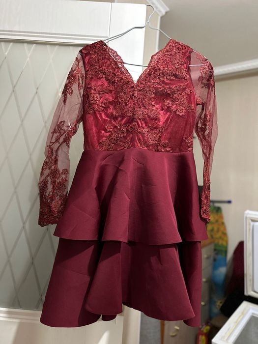 Продам вечернее платье бордового цвета