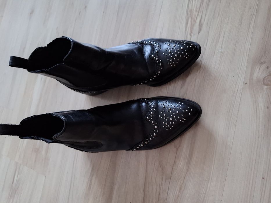 Ghete piele naturala Par Calvin