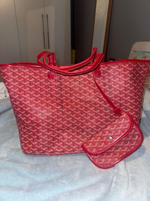 Новая красная сумка tote bag