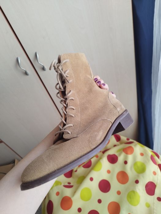 Дамски кожени ботуши Sezane