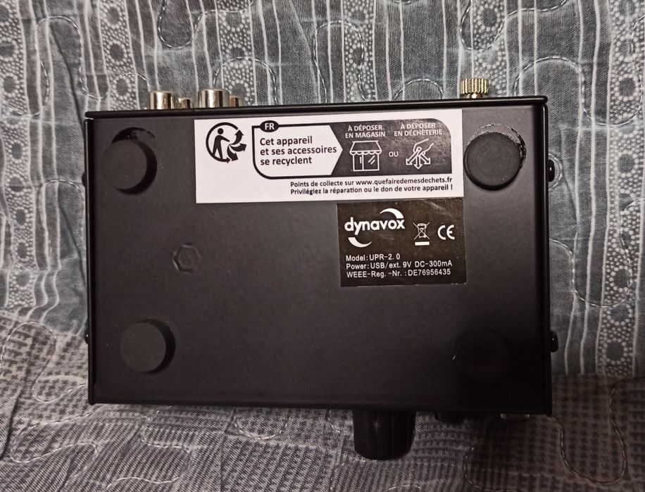Preamplificator Phono Dynavox UPR-2.0 USB. (NOU)