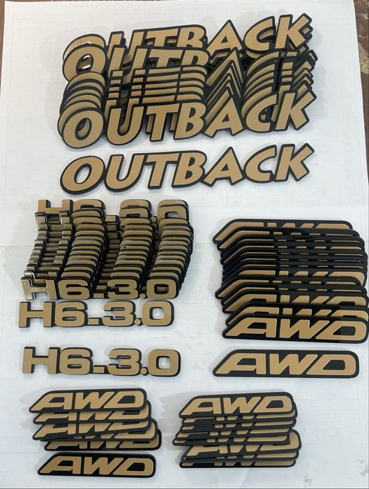 Эмблемы, значки на Subaru