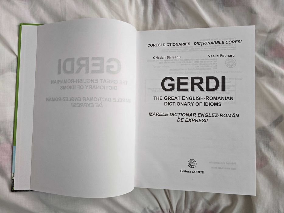 GERDI - Marele dictionar englez-roman de expresii