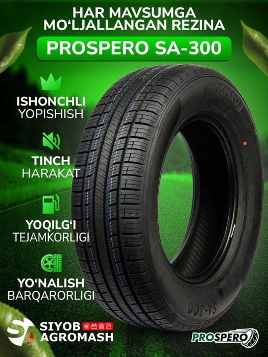 Spark uchun 185/65R14 razmerdagi turli xil brendlaridagi shinalar