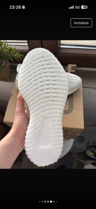 Adidas Yeezy Boost 350 V2 Bone Cream White 43 1/3