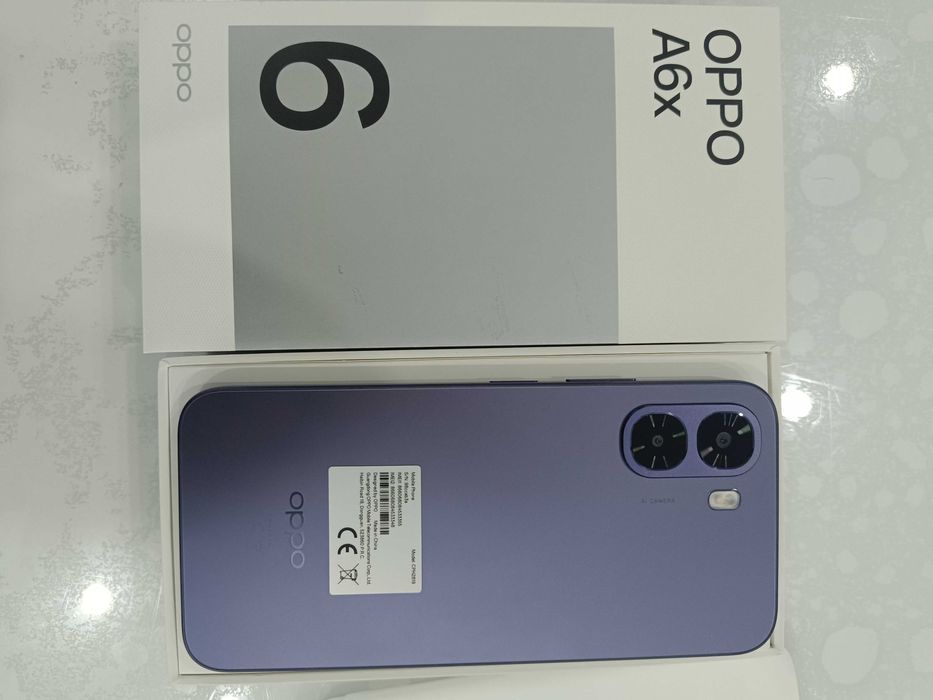 Добавена 01 септември 2026 г. OPPO A6x 4G (CPH2819) | 128GB | 120Hz | БРУТАЛНА Батерия 6500mAh