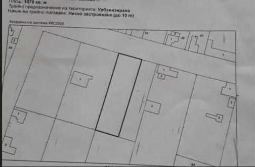 Парцел за застрояване в полупланинско село