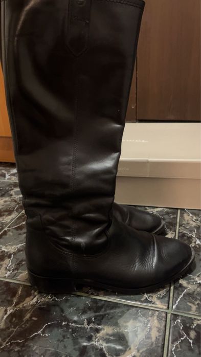 Ботуши от естествена кожа Tamaris