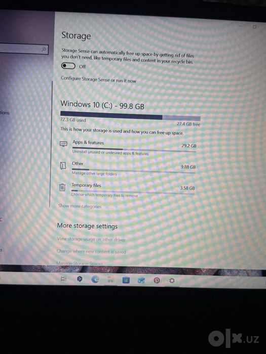 Noutbuk lenovo holati zor