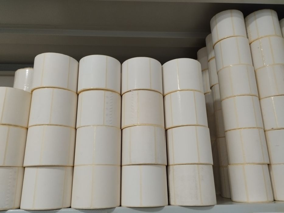 Чековые ленты, матовые этикетки