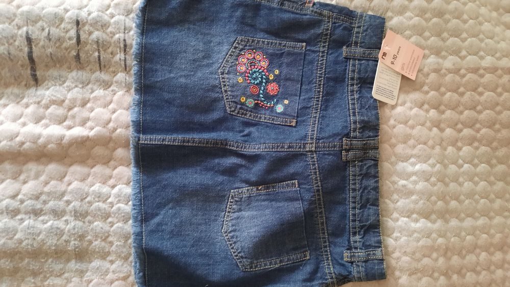 Джинсовая юбка на левочку