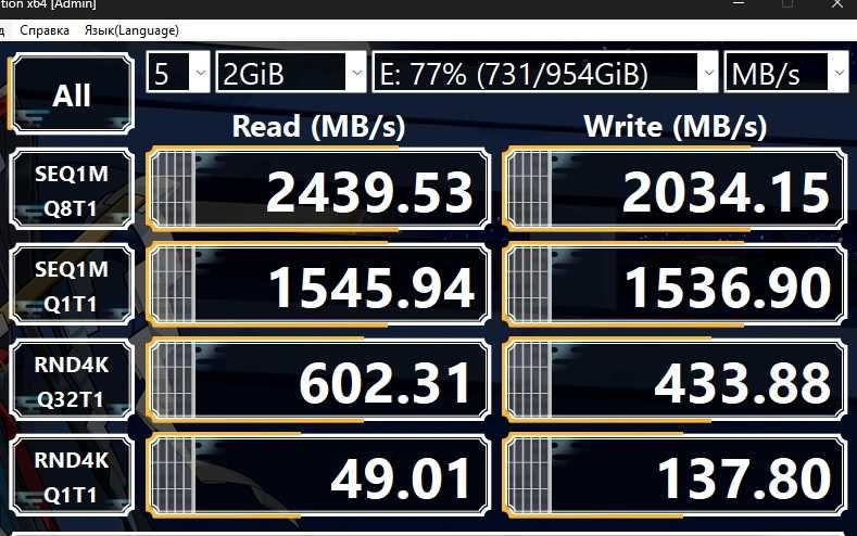 SSD NVMe накопитель GIGABYTE 1Tb