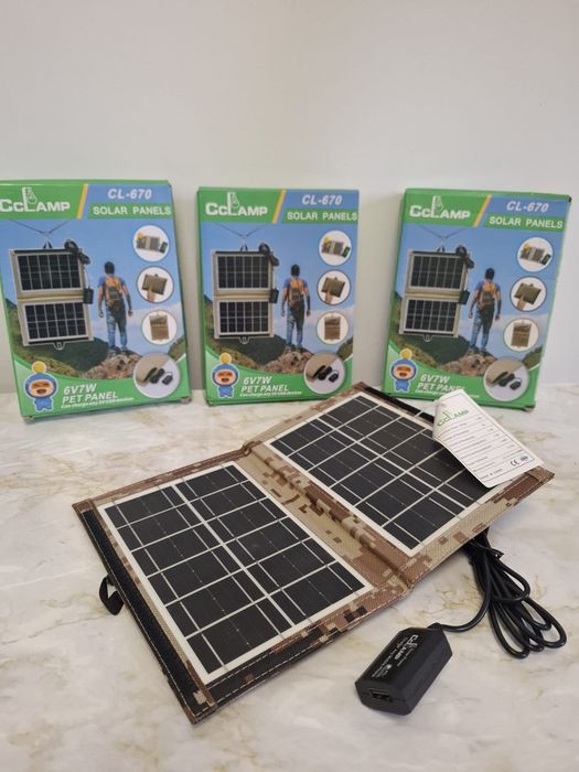 Solar portabil pentru a încărca dispozitive prin USB.
