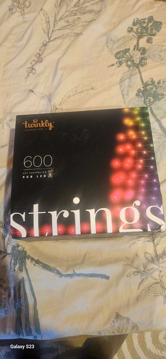 Twinkly 600 LED RGB Smart – instalație craciun premium control din telefon, WiFi. Noua
