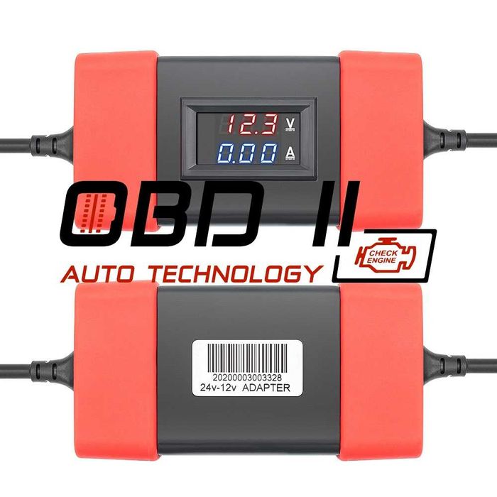 Конвертор за Тежкотоварни Автомобили / Камиони 24V към 12V Launch