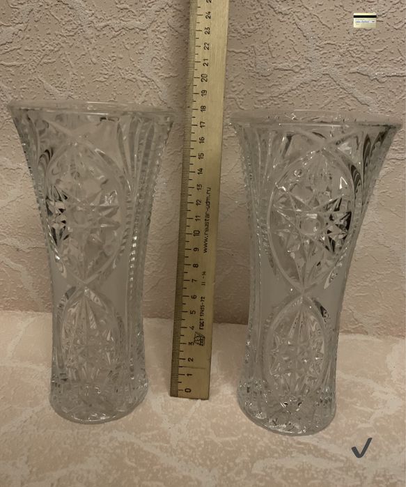 Продам 2 шт вазы ( хрусталь СССР )