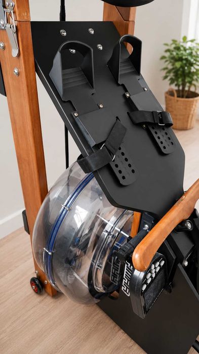 Aparat de vâslit cu apă Lamar HRG21 din lemn - Rowing Machine