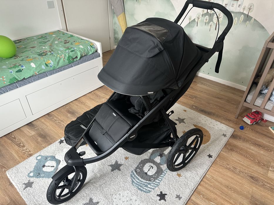 Carucior Thule Urban Glide 3 all-terrain + sac iarna + bara