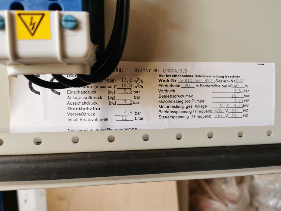 Pompa industriala de apa