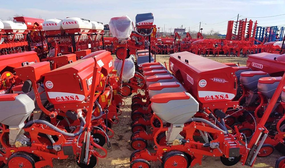 Semanatoare de porumb floare CANSA  4 6 8 12 randuri