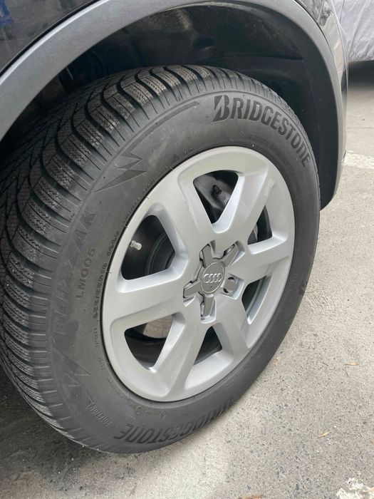 Roti 18 cu anvelope iarna Bridgestone Touareg 7p, Audi Q7,Cayenne 2013