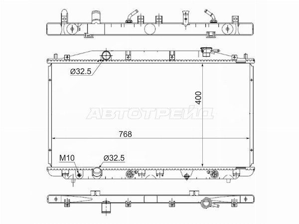 Радиатор Honda Accord