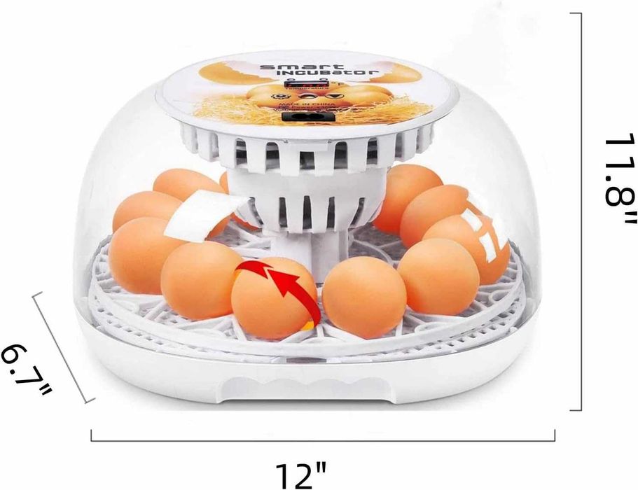 Автоматичен инкубатор 12 яйца - реф. код - 3