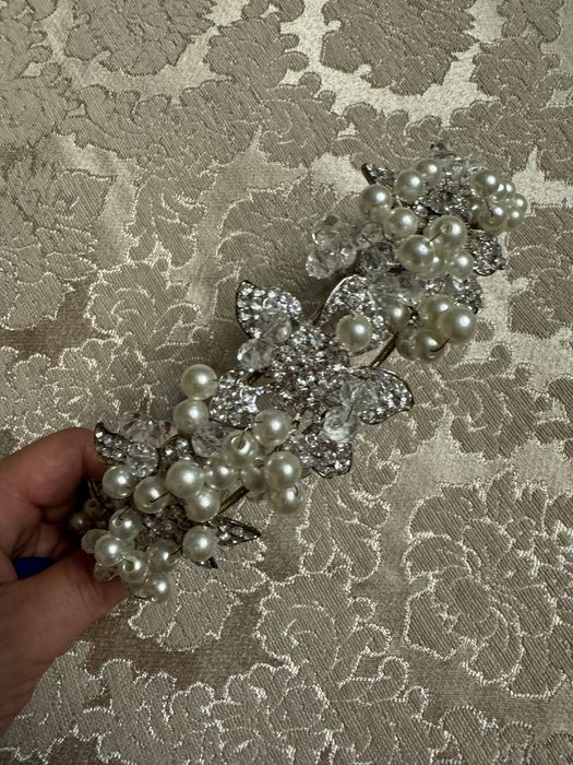 Ободок свадебный