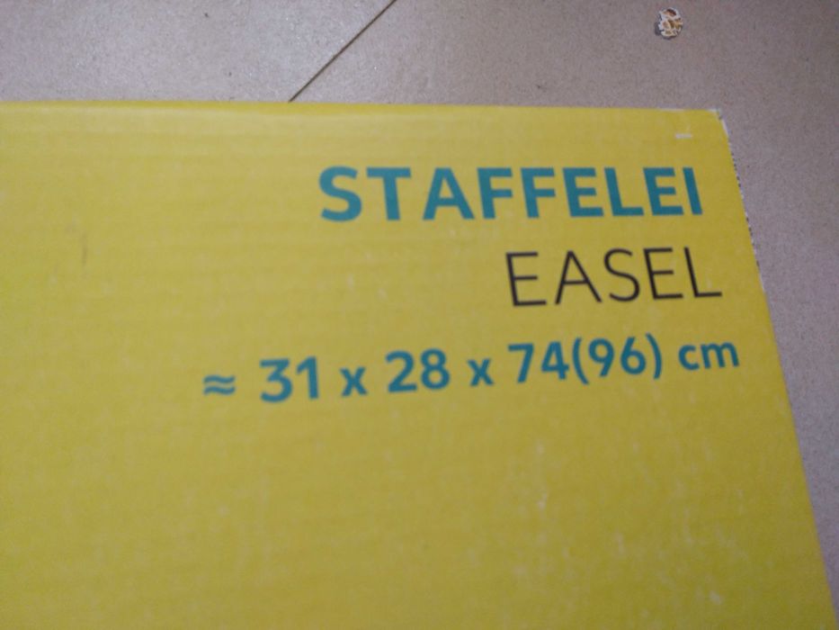 Sevalet pictura pentru masa, din lemn masiv, nou