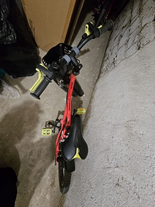 Bicicletă pentru copii Btwin Racing 900 + bara initiere ciclism