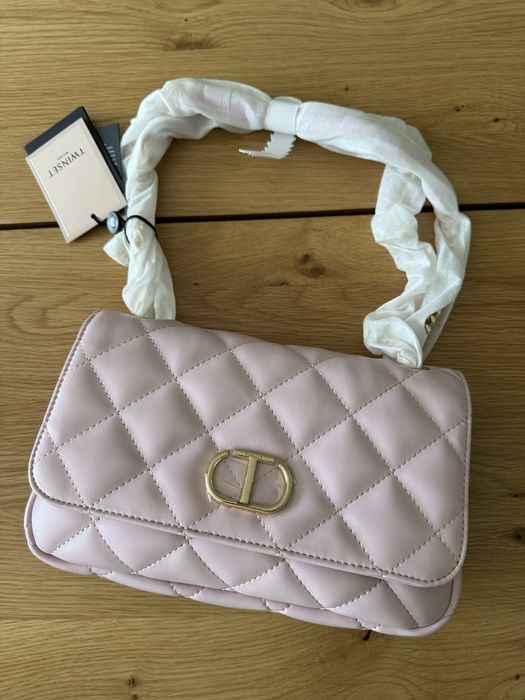 TWINSET чанта от естествена кожа