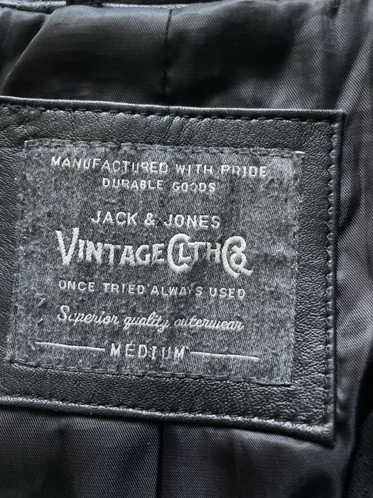 JACK & JONES LTH jkt./мъжко яке (естествена)кожа М