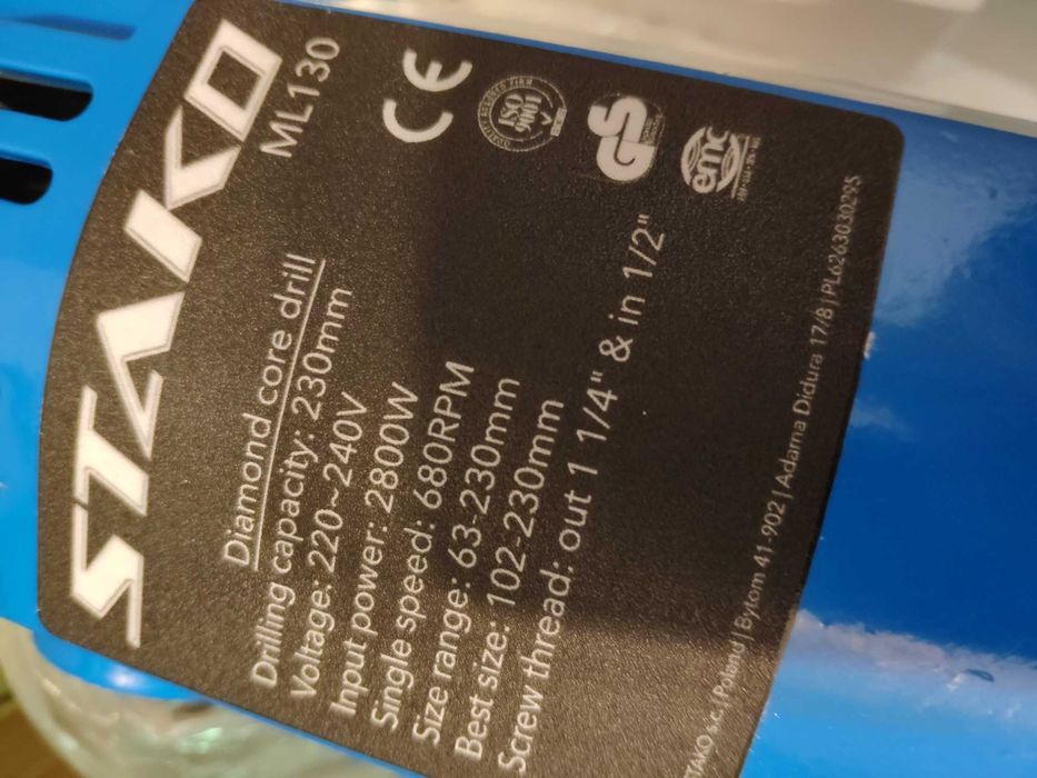 Masina de CAROTAT KIT,Carote ,colector NOI factura +garantie carotiera