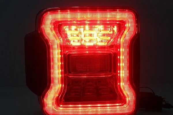 Stopuri LED Jeep Wrangler JK 2007-2017 Upgrade La JL Style 2017+