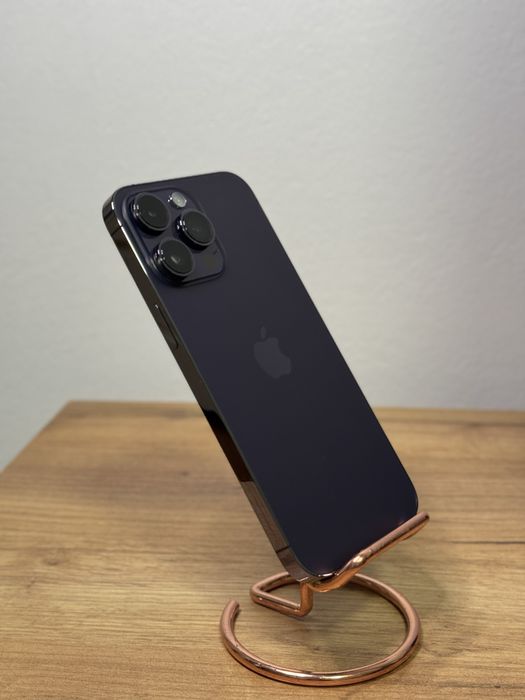 iPhone 14 Pro Max Deep Purple 93% impecabil + Husa / cablu