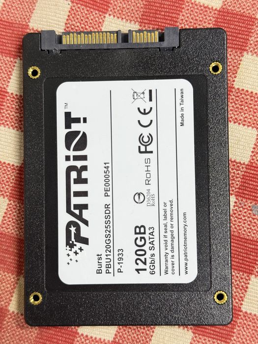 SSD 120Gb, 128Gb, 256Gb