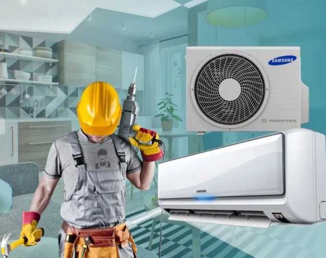 Конденционер урнатиш ва таьмирлаш. Ремонт и установка