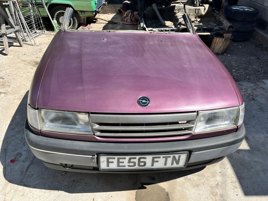 Опель вектра А морда, ноускат, фар, бампер