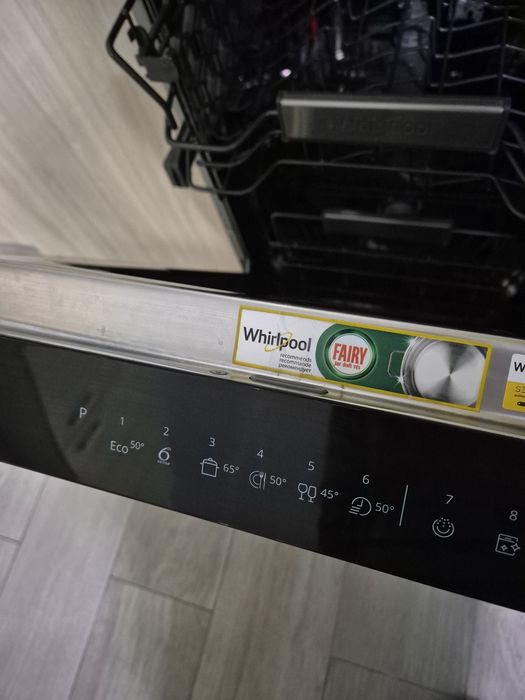 Masina de spalat vase Whirlpool, 10 seturi, 8 programe, 6th Sense, Pow