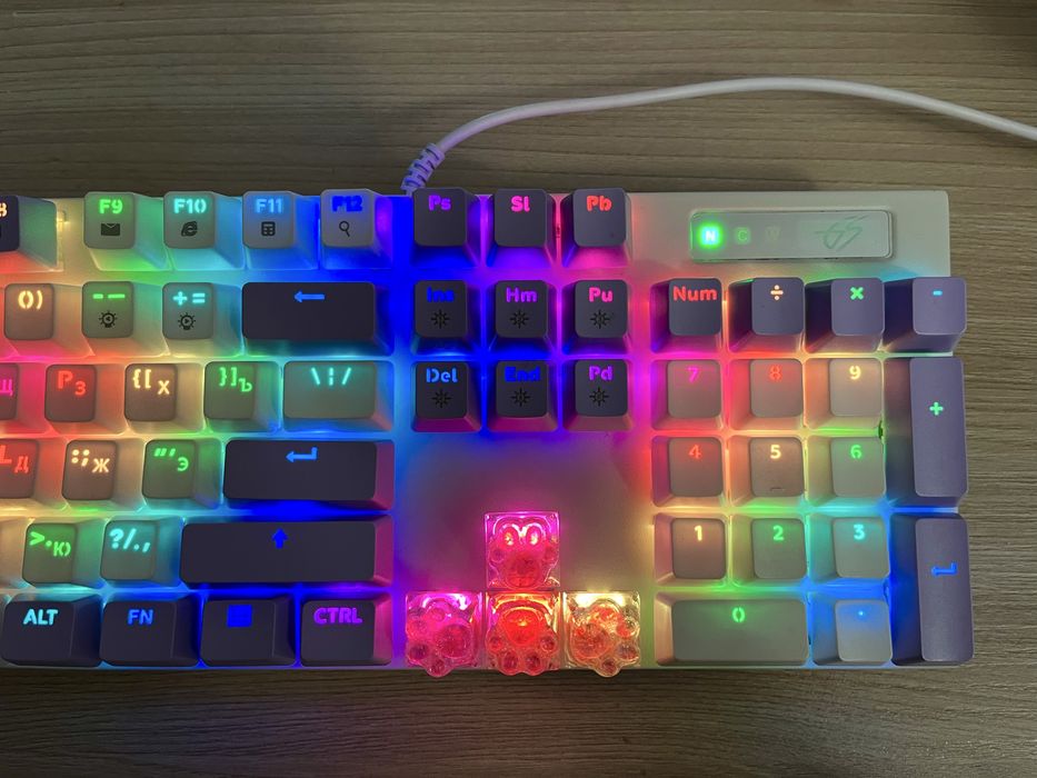 Клавиатура DEXP Widow белый