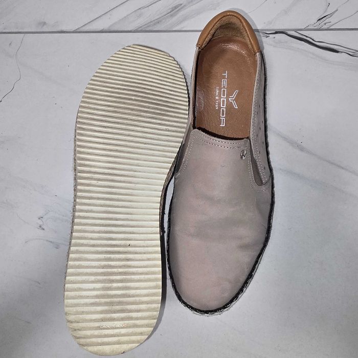 Мъжки Мокасини ТЕОДОР от Естествен Велур 42 номер