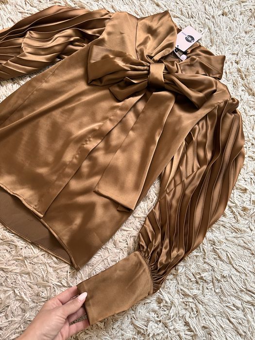 Camasa femei, TGH FASHION, Victorian, Bronz, Marime 34, cu eticheta