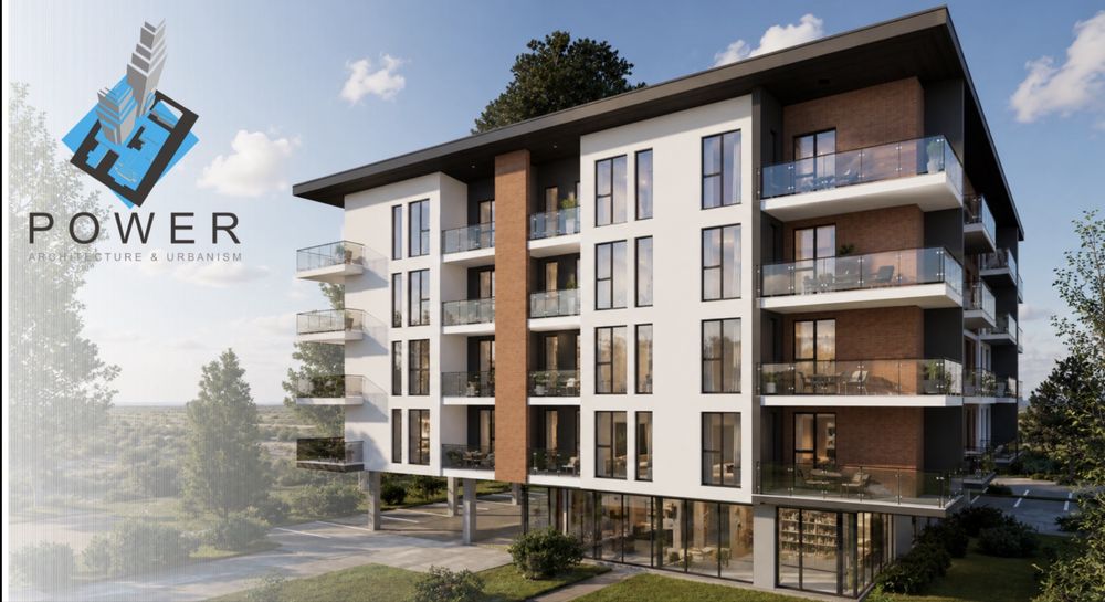 Proprietar - teren + proiect 41 apartamente + 85 mp spatiu comercial P+3E+Er M Giroc - Tmisoara