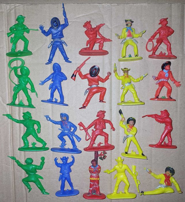 Colectie completa indieni cowboy Jean Hoefler WG