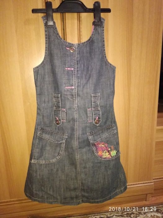 Дънков сукман с бродерия