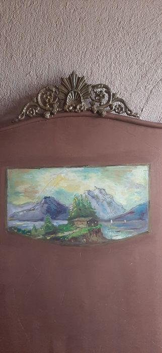 Антика метални табли за легло