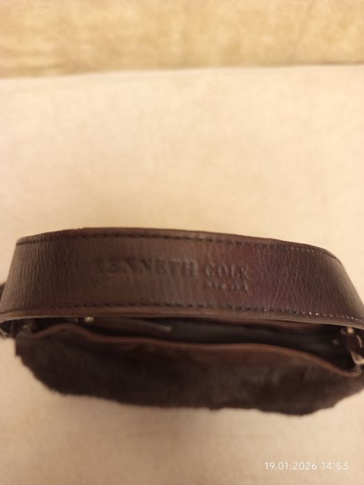 Сумочка из натуральной кожи и меха