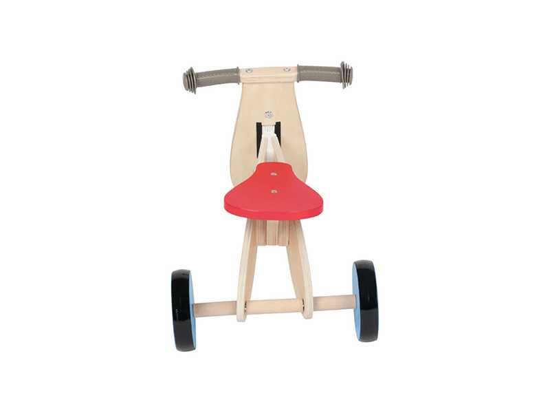 НОВИ!  Дървен велосипед триколка за бутане колело за баланс