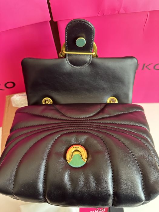 PINKO Мini Love Puff  – оригинална кожена чанта | НОВА | Код: 110