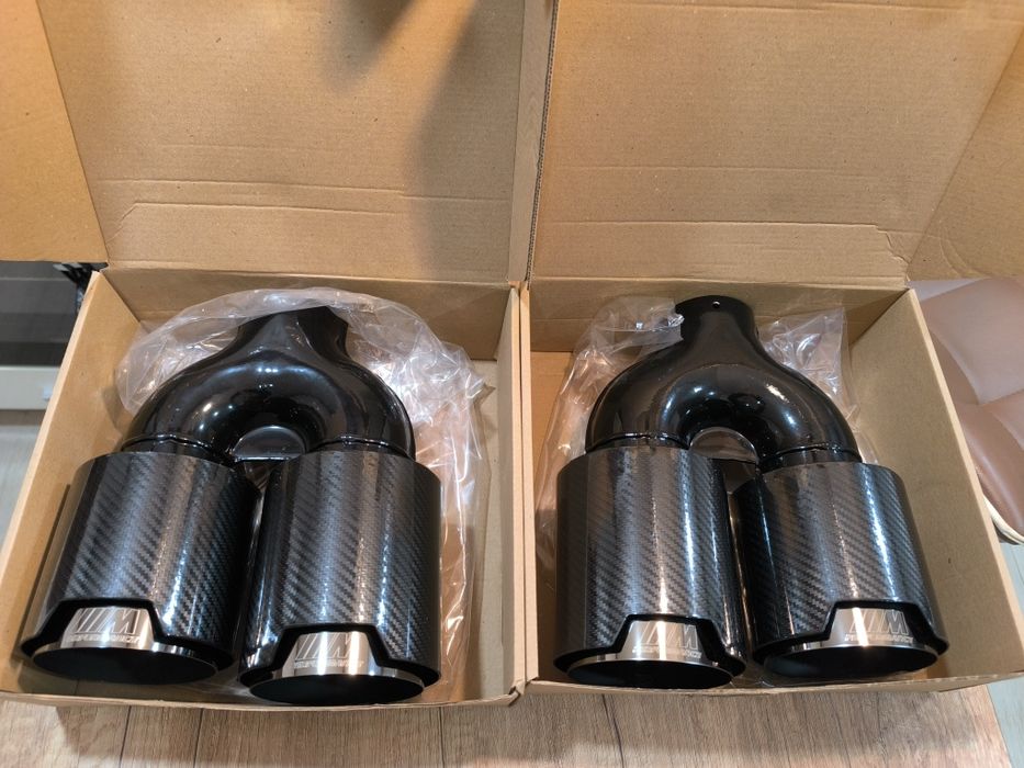 M Perfomance накрайници ауспух / M карбон E60 F10 E39 E46 E90 F32 F06